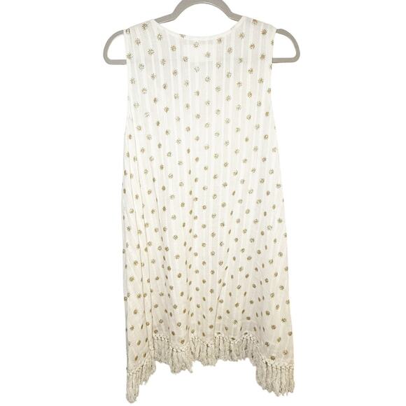 Sundress Daby Short Dress in Dubai Coconut Tassels Cream Size XS / Small - Picture 4 of 10